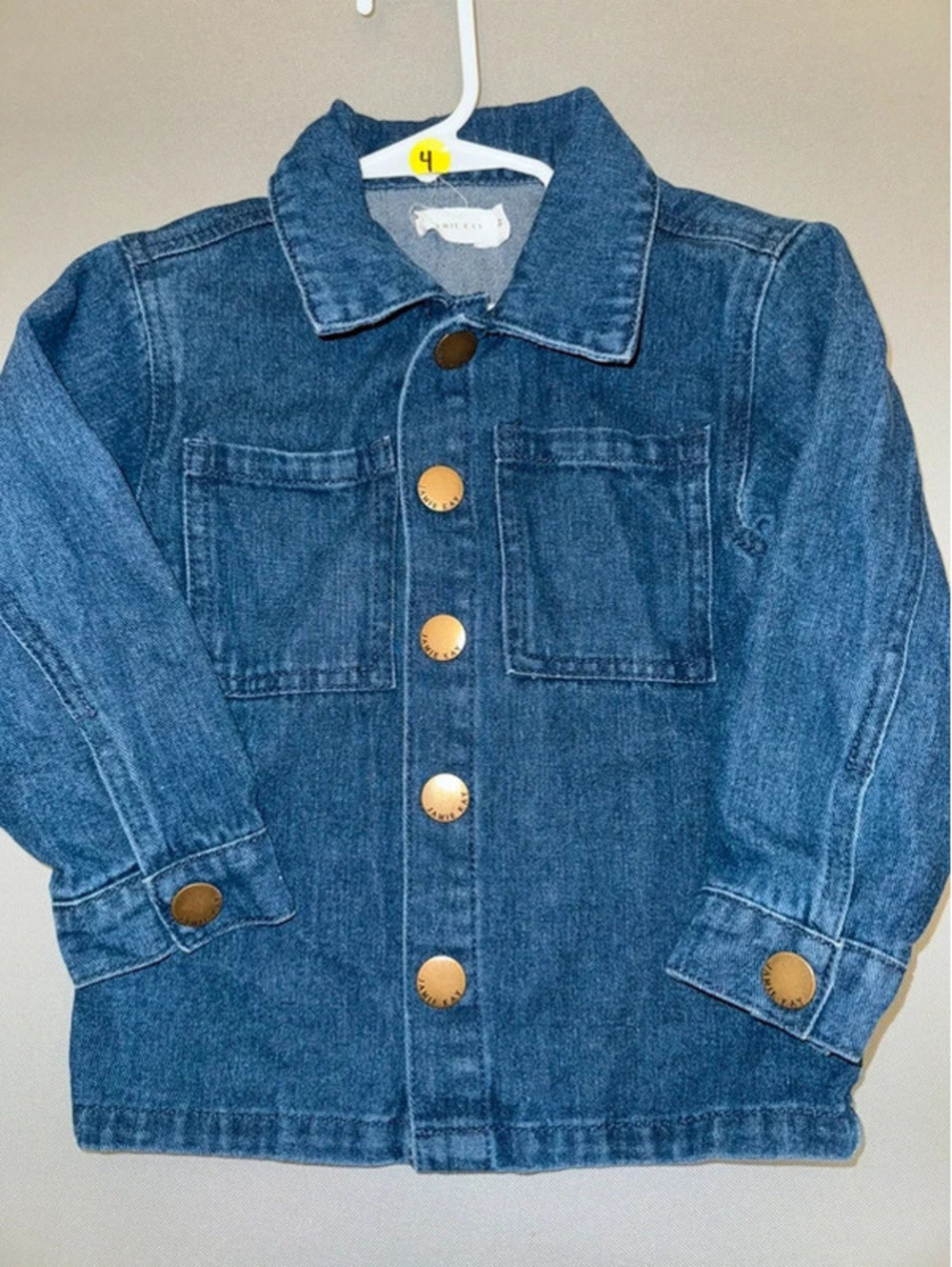 Jamie Kay Romeo Twill Jacket 3T - Mid Indigo Denim
